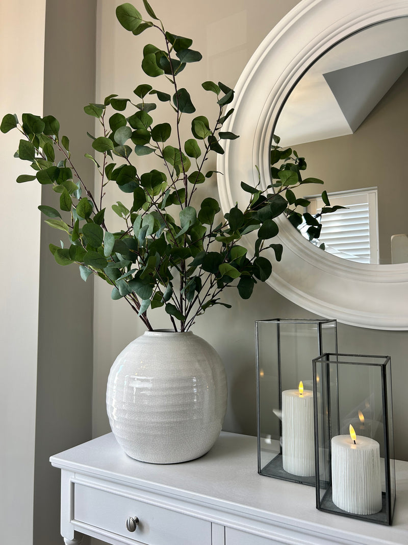 Extra large green dollar eucalyptus stem 108cm