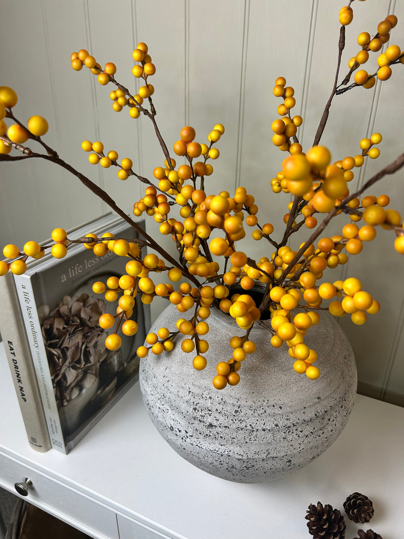 White multi stem poppy bunch 57cm