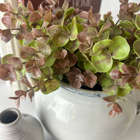 Blush & Green Eucalyptus Spray Bunch