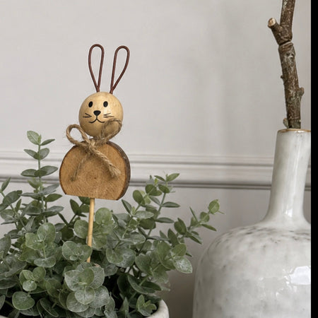 Easter Wooden bunny stake