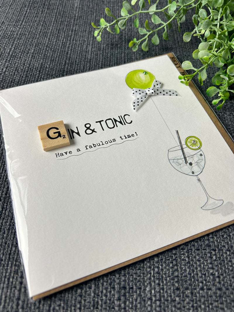 Gin & Tonic Greeting Card