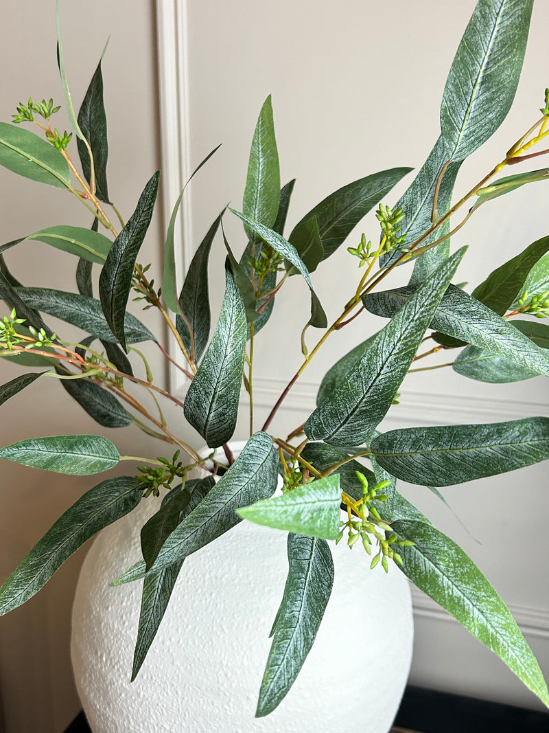 Seeded Green eucalyptus 83cm