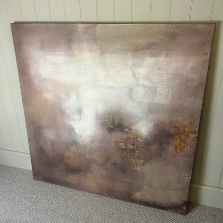 The sandstorm wall art hand finished canvas 120x120cm