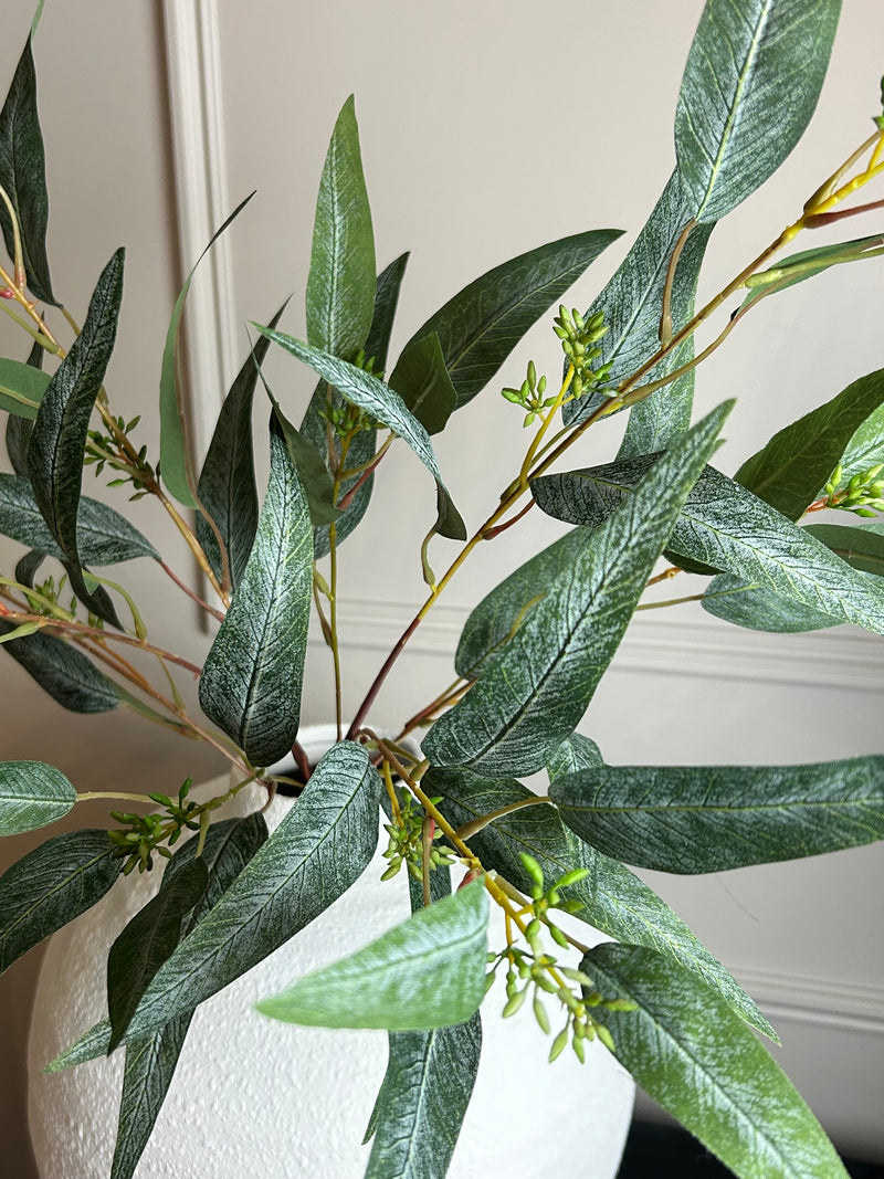 Seeded Green eucalyptus 83cm