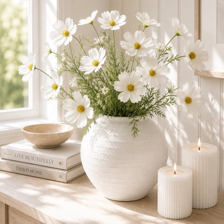 Cosmos daisy spray stem bunch 60cm