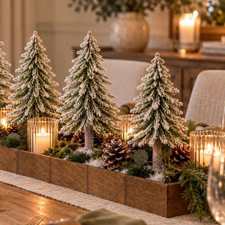 Cute mini tree on wood base