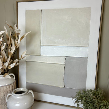 Hand finished neural abstract framed art 2 styles