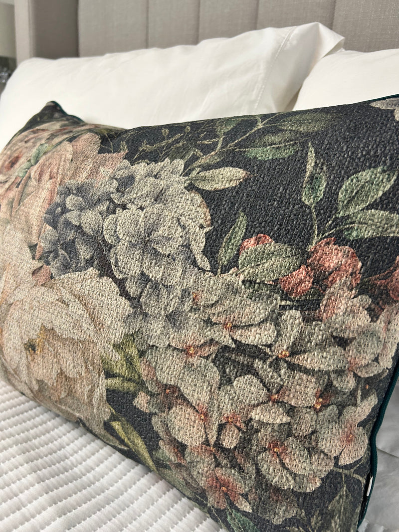 Vintage floral large cushion 40x60