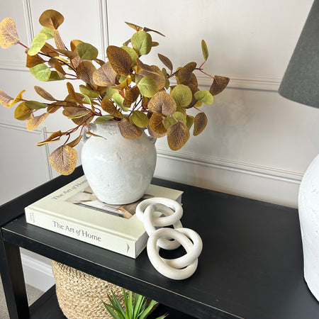 Autumn rust green eucalyptus bunch