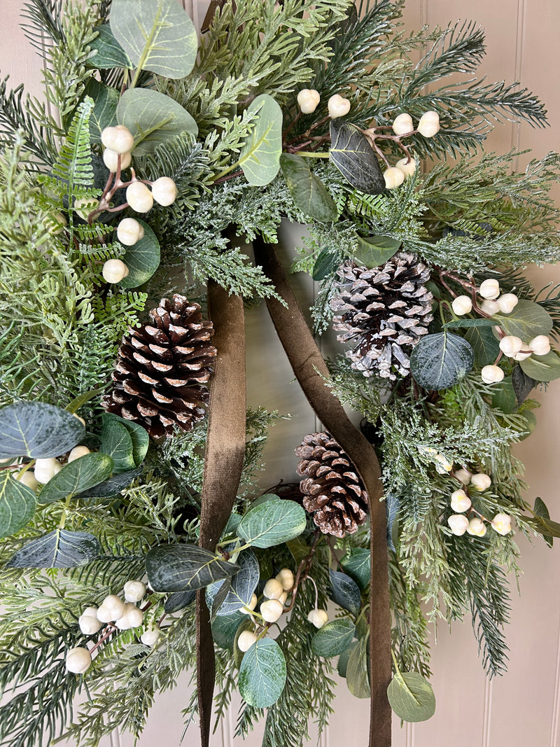 Gold brass hanging double bells