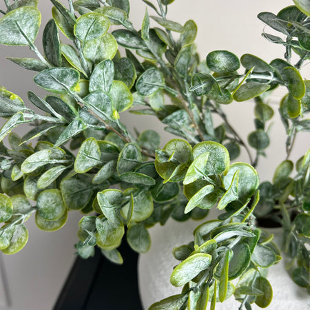 Gum drop button leaf stem multi bunch eucalyptus 69cm