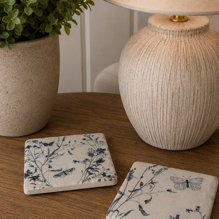 Set of 4 butterfly meadow coasters