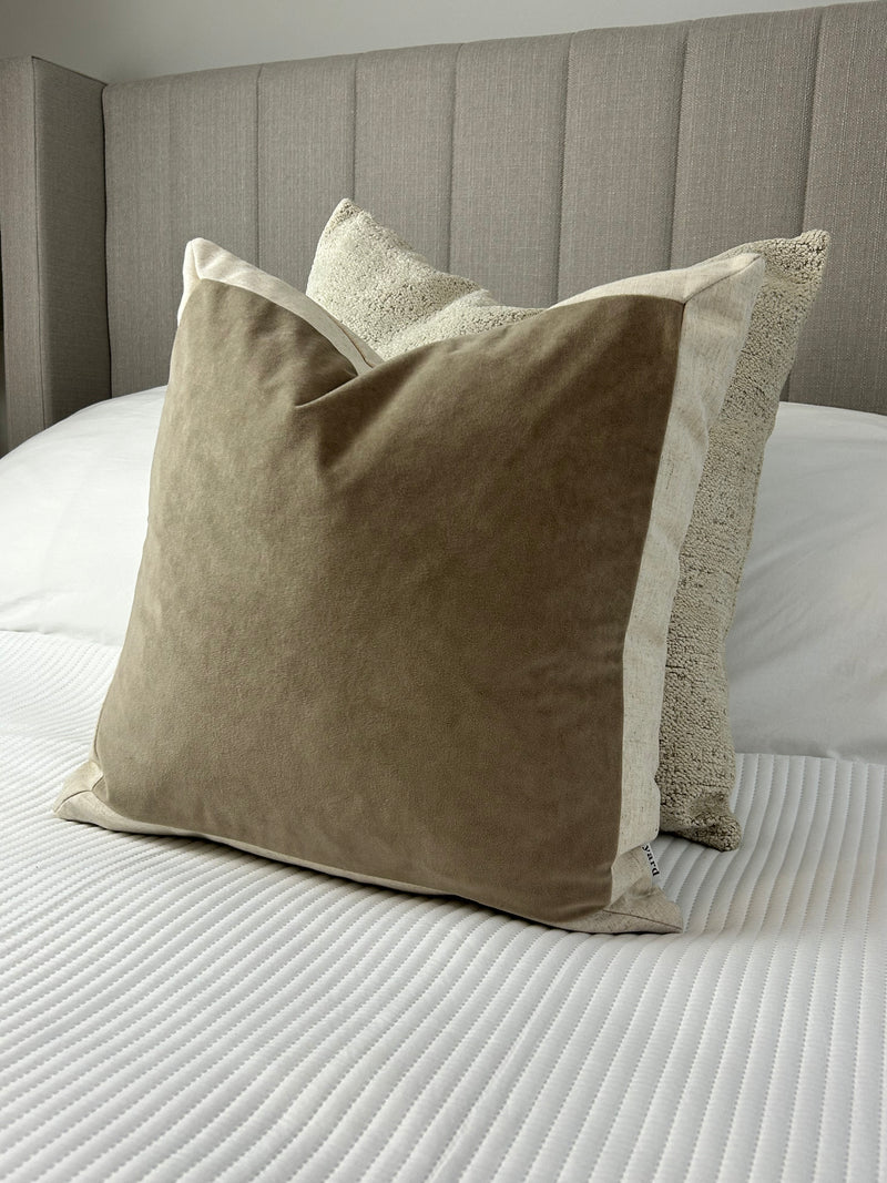 Auden Linen Natural Large Cushion 50x50