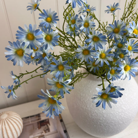 Baby pale blue aster Daisy bunches stem 72cm