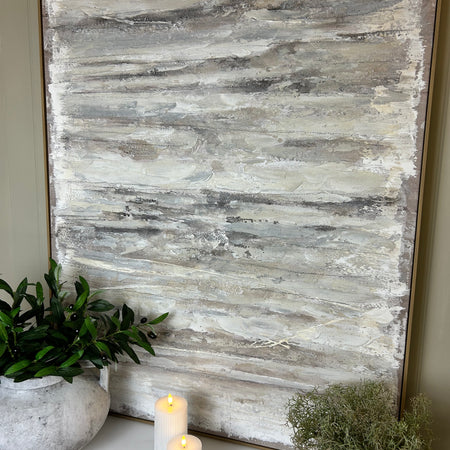 Breeze hand finished framed wall art canvas