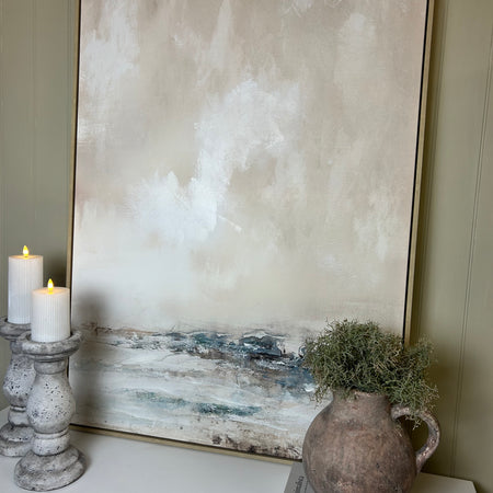 Veydra large framed hand painted canvas picture art