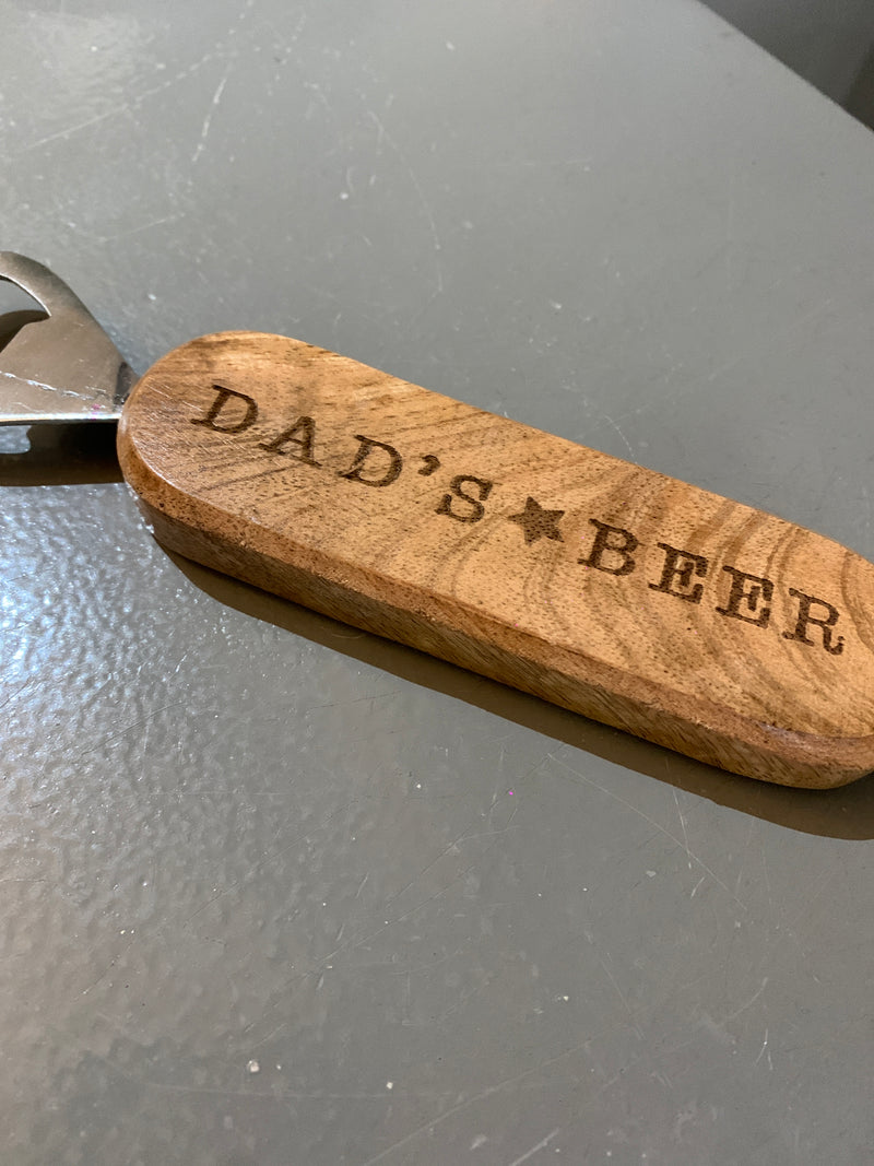 Wooden bottle opener gift 3 styles