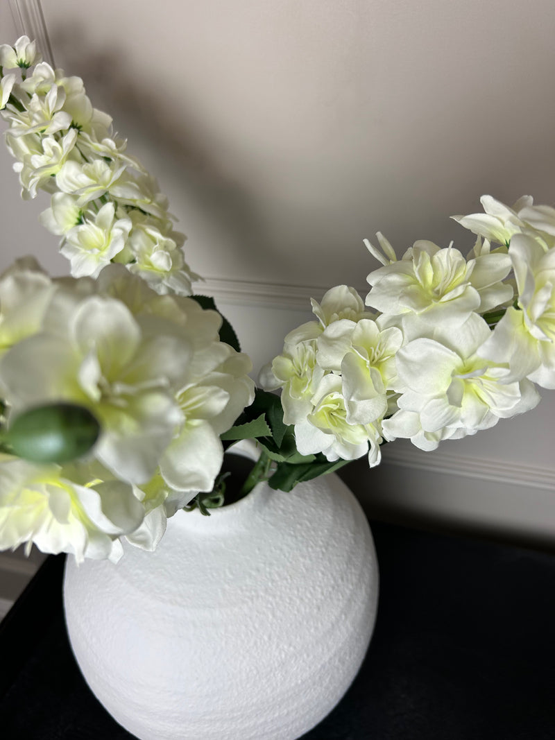 Large off white Cream Stocks Flower stem