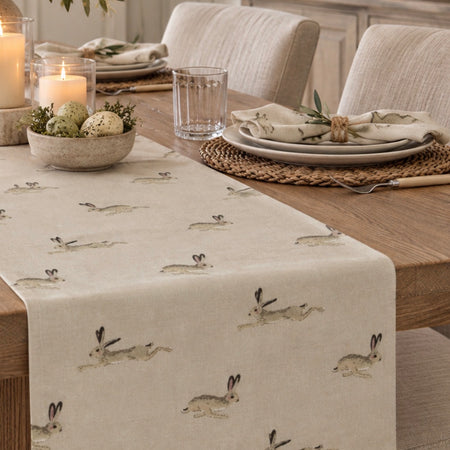 Sophie Allport Hare print table runner 280x35cm