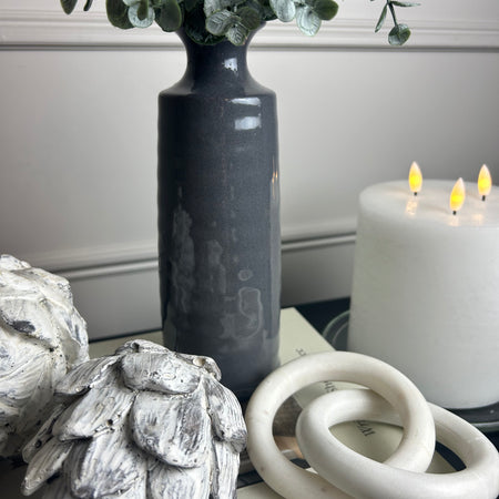 Reactive Glaze Blue Bottle Vase