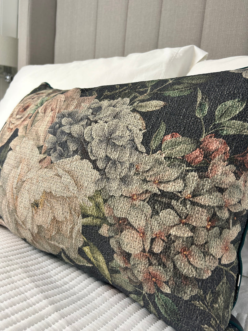 Vintage floral large cushion 40x60