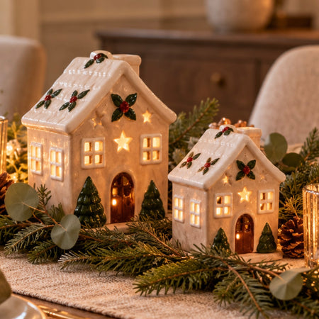 Pretty festive Christmas house 2 sizes
