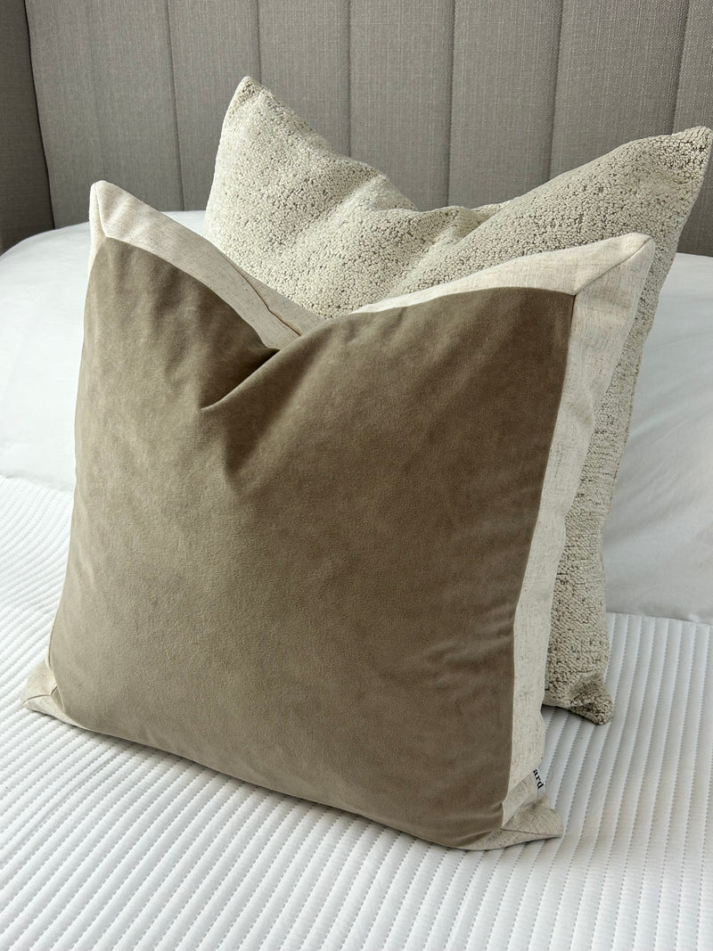 Auden Linen Natural Large Cushion 50x50