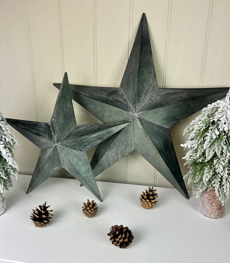 Natural Grey Metal Barn Star, 3 Sizes