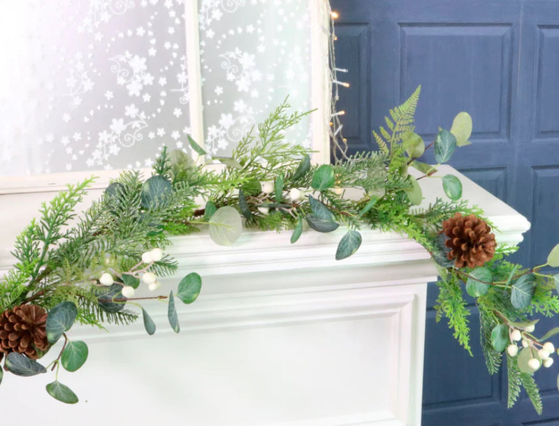 Woodland forest foliage garland 150cm