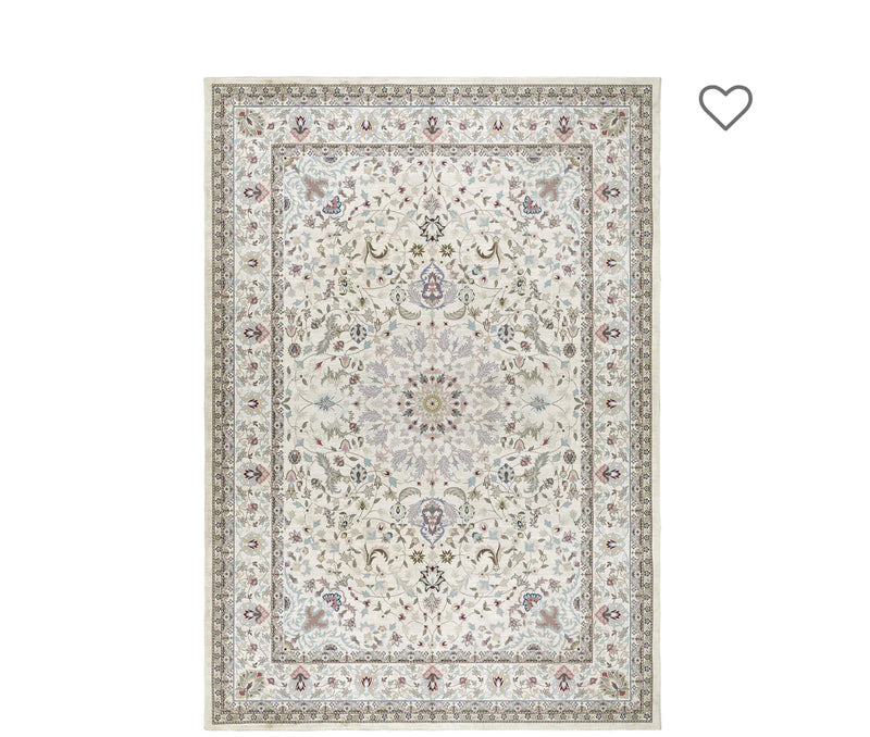 Traditional print rug runner mat machine washable 80x150