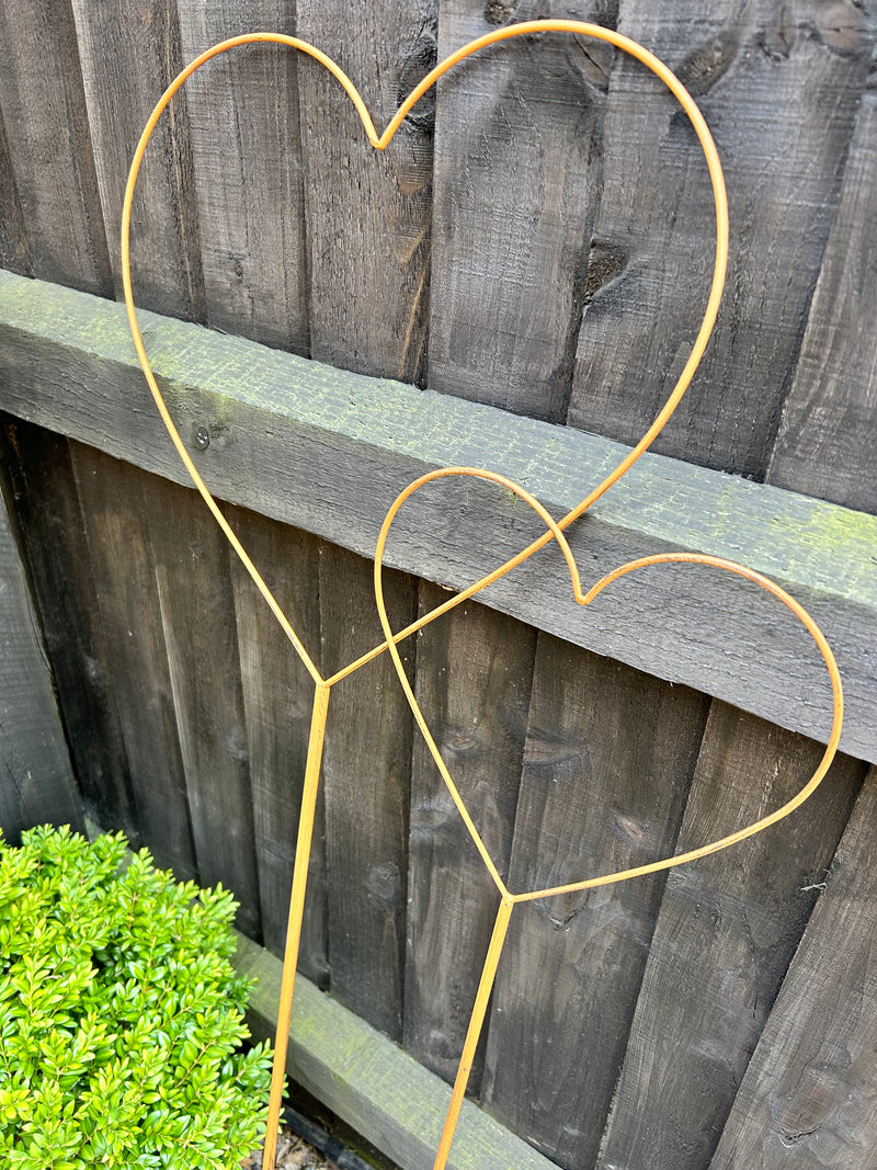 Tall Garden Heart Stake 81cm, 122cm