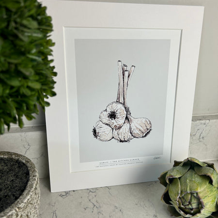 Kitchen Garden Mounted Fine Art Prints 4 styles