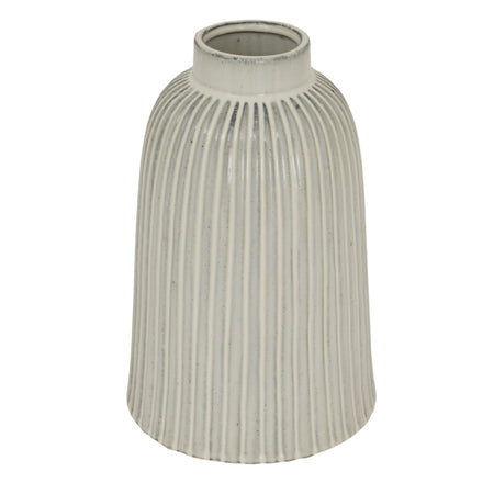 Ribbed bottle neck vase 2 sizes