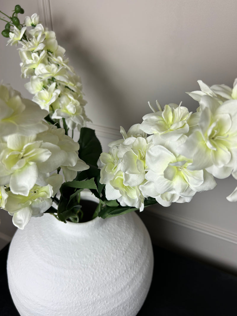 Large off white Cream Stocks Flower stem