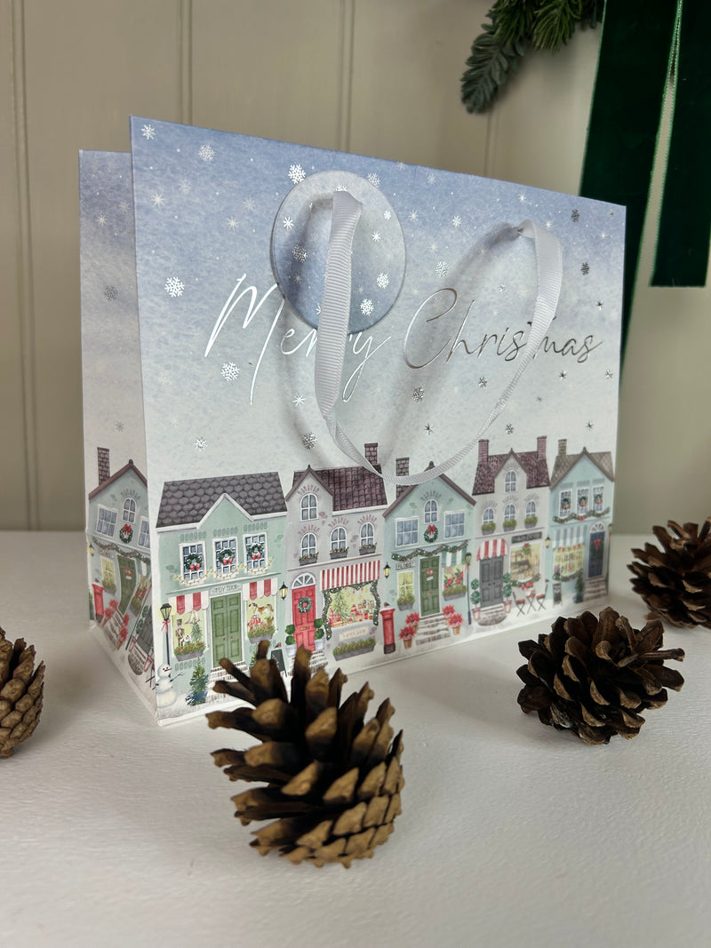Merry Christmas paper gift bag 19x23cm