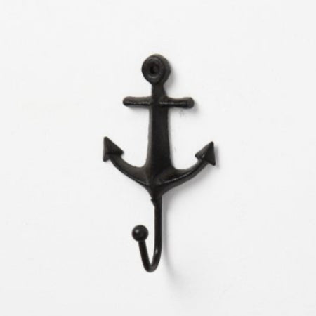 Black metal anchor hook