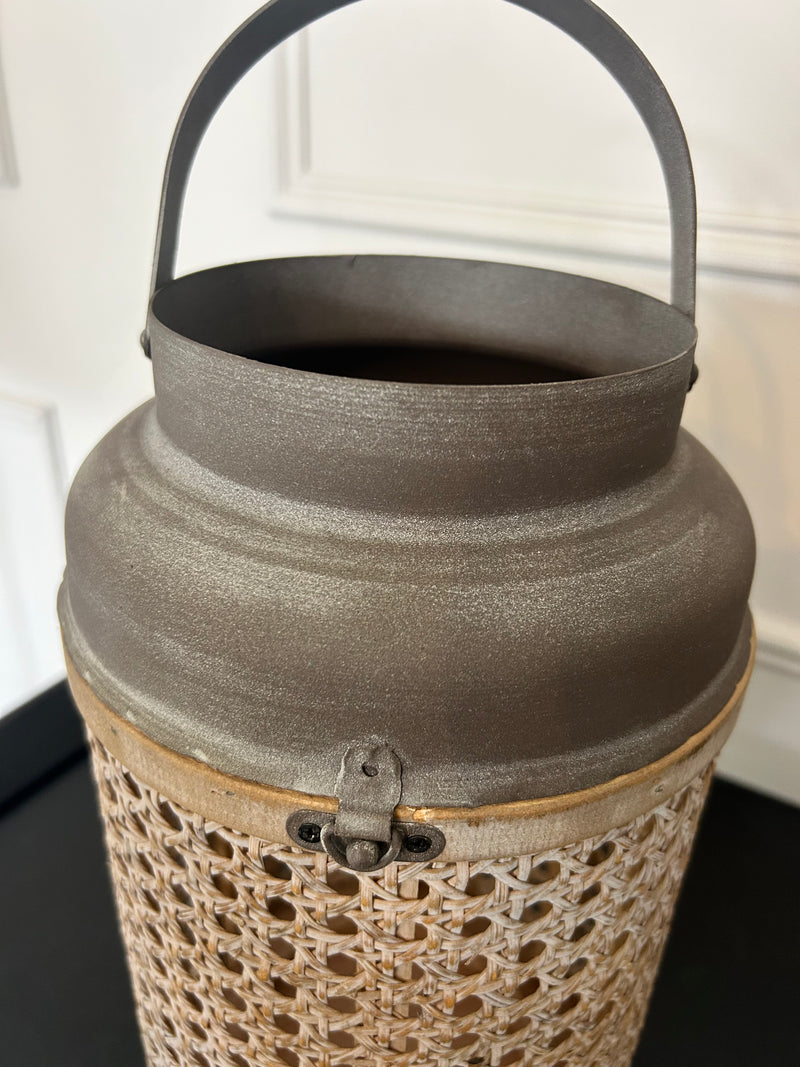 Rattan Weave & Metal Lanterns