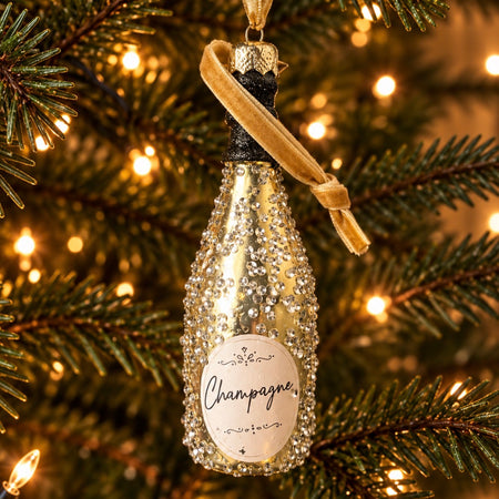Gold bottle hanging decoration