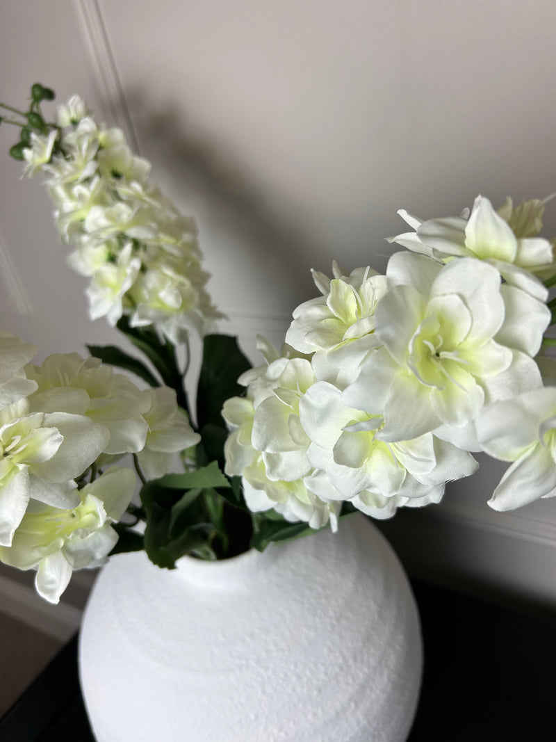 Large off white Cream Stocks Flower stem