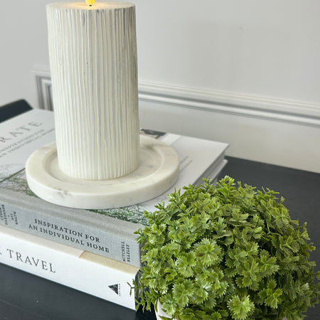 Marble Candle Plate