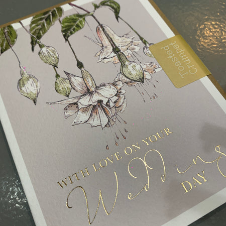 ‘With Love on Your Wedding Day’ Greeting Card