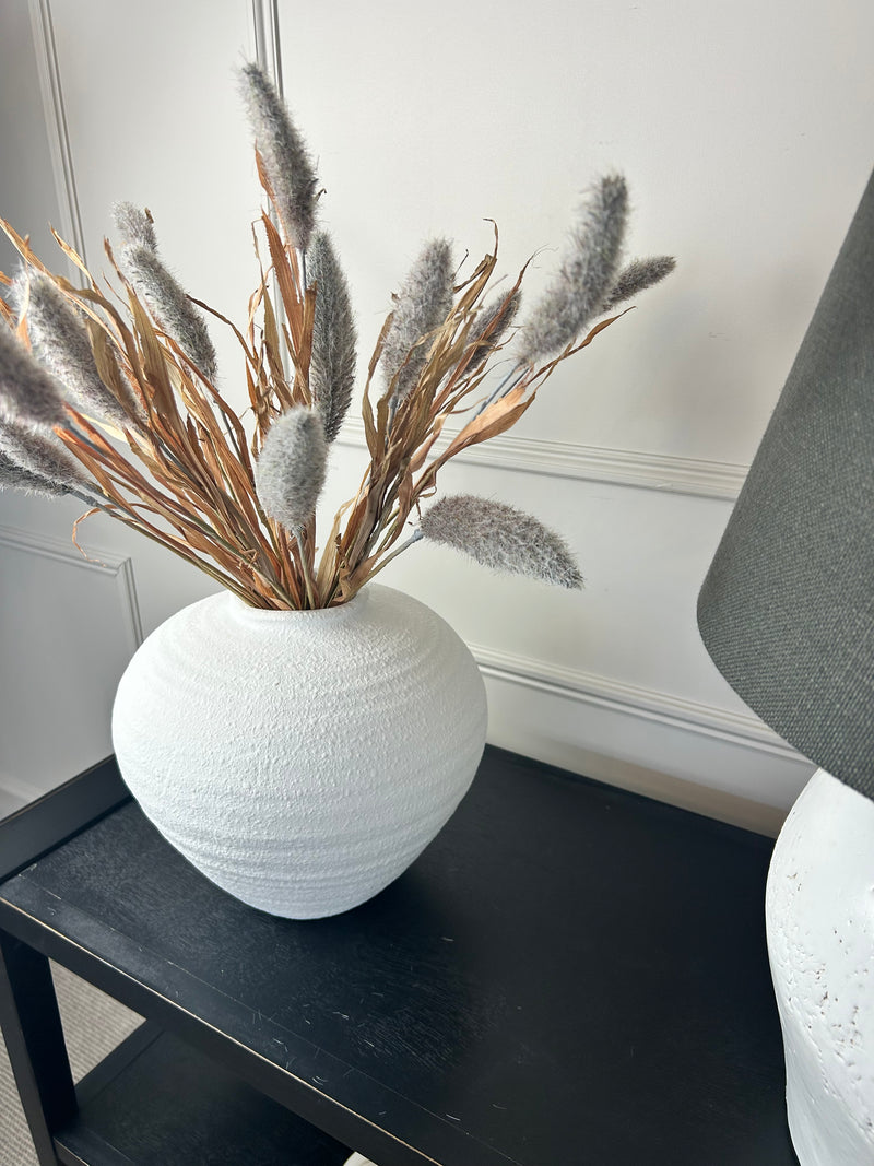 Bunny tail reed spray grey 60cm