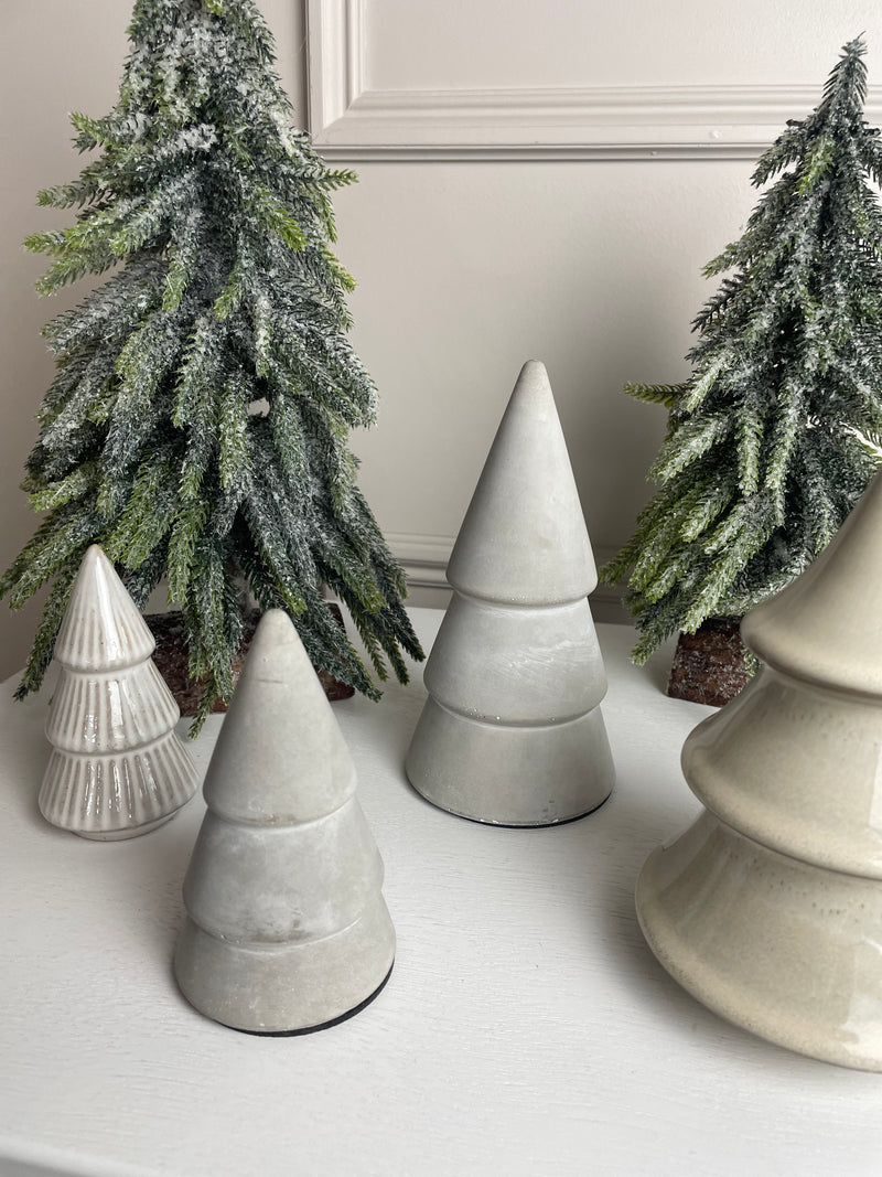 Grey Cement Christmas Tree