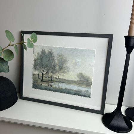 By the Pond picture art by Christy Mckee 31x38cm