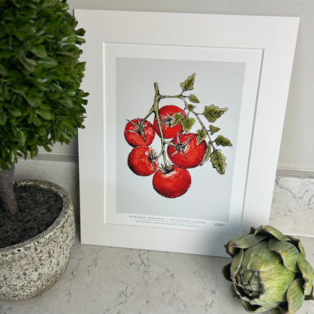 Kitchen Garden Mounted Fine Art Prints 4 styles