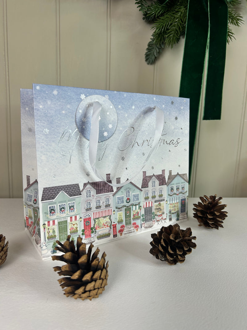 Merry Christmas paper gift bag 19x23cm