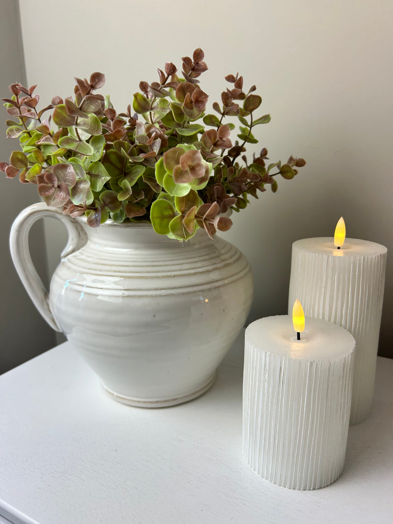 Reactive glazed chunky jug