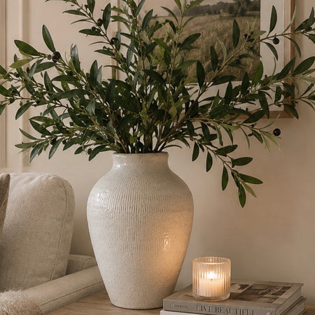 Kemi lined textured vase