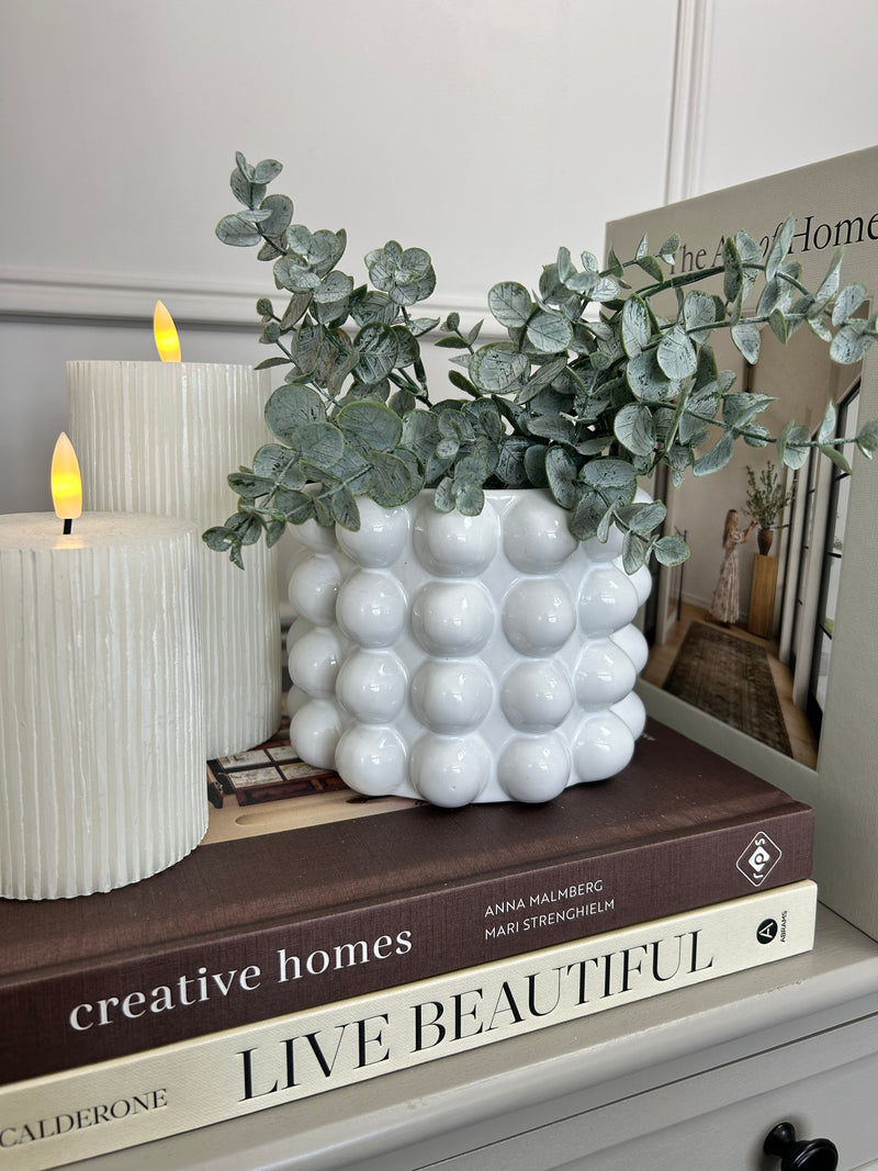 White Bobble Plant Pot