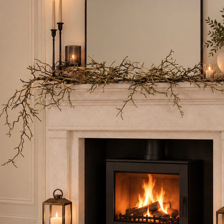 Dried vine twig garland 150cm